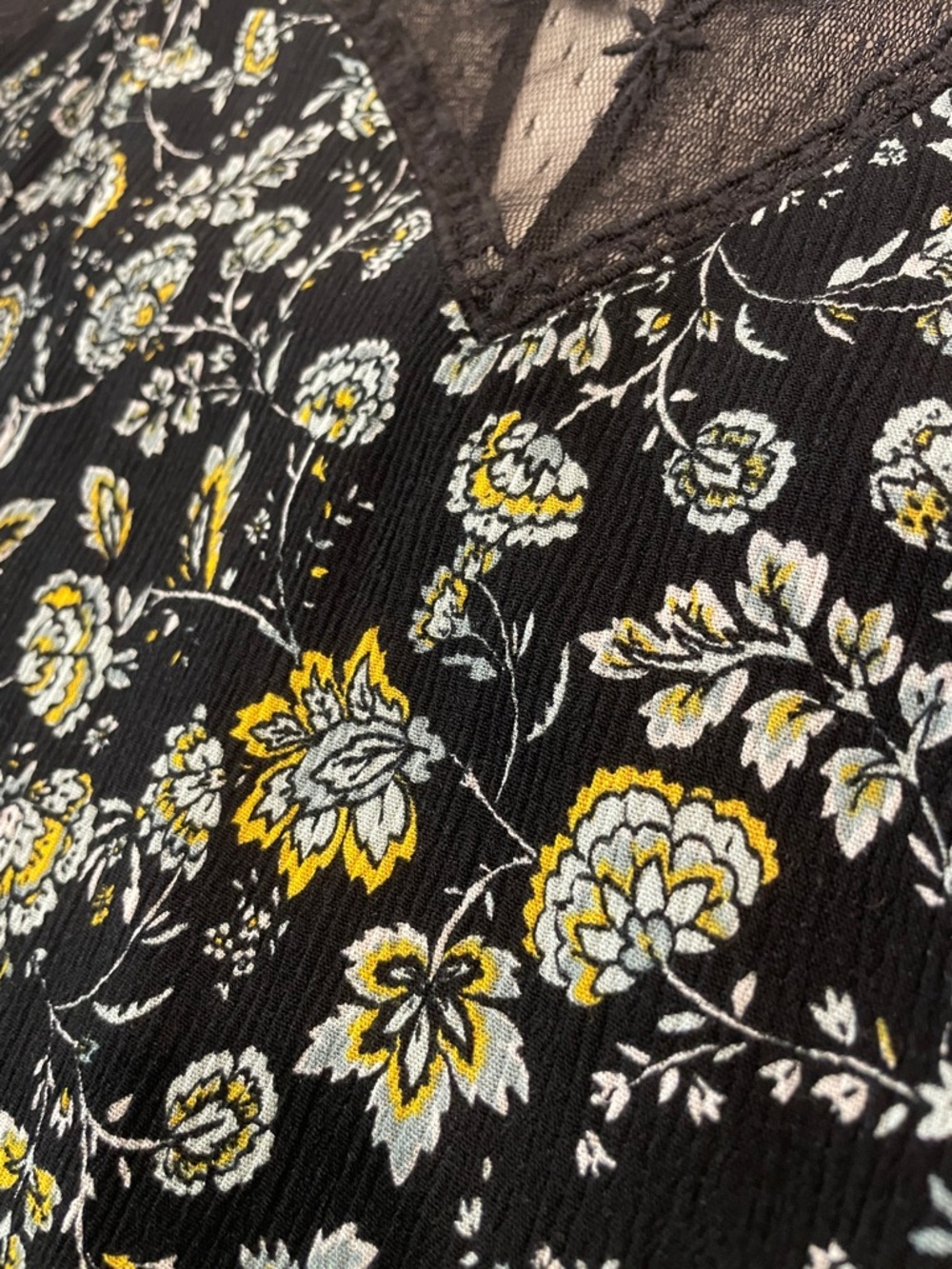 torrid Black Floral Lace Yoke Mini Dress - Picture 11 of 13